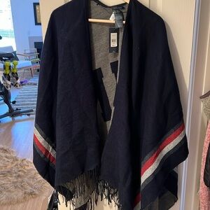 Tommy Hilfiger poncho. NWT one size